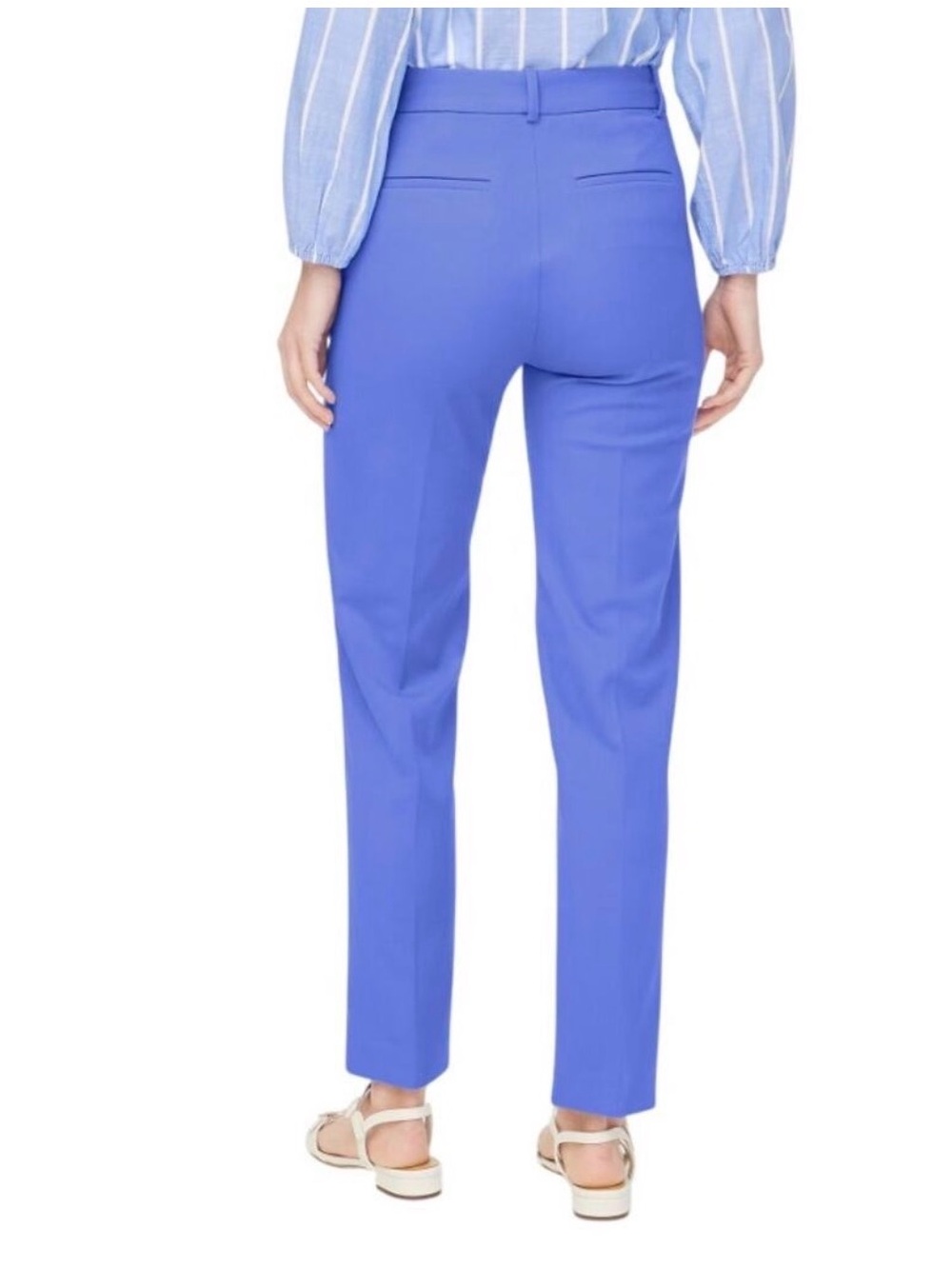 J.Crew Kallie Straight Leg Pant Cool Lilac Blue Size 8 NWT - Picture 6 of 17